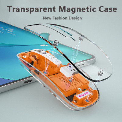 Fmouse M133 Crystal Transparent Wireless Bluetooth Mouse